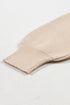 V Neck Lantern Sleeve Knot Back Sweater